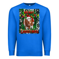 True Royal merry christmas longhorn cow Premium Sweatshirt - RanaPortraitStore