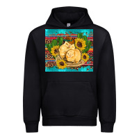 Black western chicks coop animals sunflowers cactus serape leopard turquoise Urban Hoodie - Artiststas