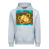Heather Grey western chicks coop animals sunflowers cactus serape leopard turquoise Urban Hoodie - Artiststas