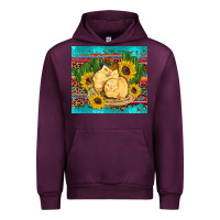 Mauve Wine western chicks coop animals sunflowers cactus serape leopard turquoise Urban Hoodie - Artiststas