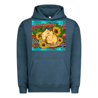 Pigment Midnight Navy western chicks coop animals sunflowers cactus serape leopard turquoise Urban Hoodie - Artiststas
