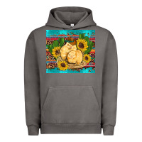 Pigment Tornado western chicks coop animals sunflowers cactus serape leopard turquoise Urban Hoodie - Artiststas