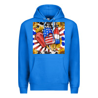 True Royal patriotic popsicles and sunflowers Premium Hoodie - BundleAndBundleShop