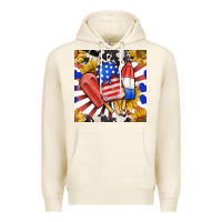 Tofu patriotic popsicles and sunflowers Premium Hoodie - BundleAndBundleShop