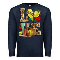 Navy love softball Premium Sweatshirt - Zillion Design Studio