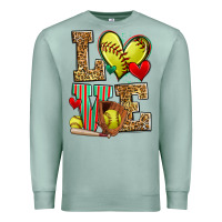 Seafoam love softball Premium Sweatshirt - Zillion Design Studio
