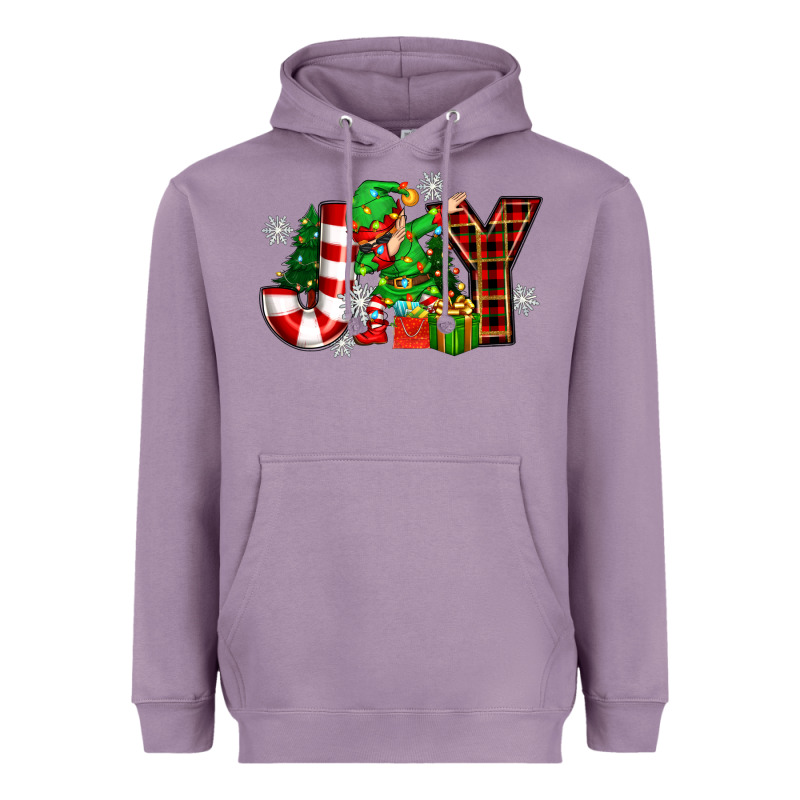 Christmas Joy Elf Heavyweight Hoodie by Zillion Design Studio | Teevron