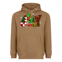 Toasted Coconut christmas joy elf Heavyweight Hoodie - Zillion Design Studio