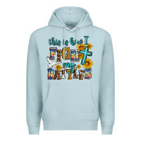 Blue Mist this is how i fight my battles Premium Hoodie - AdoDesignShop
