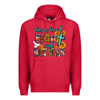 Cardinal this is how i fight my battles Premium Hoodie - AdoDesignShop
