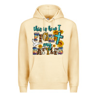Pina Colada this is how i fight my battles Premium Hoodie - AdoDesignShop