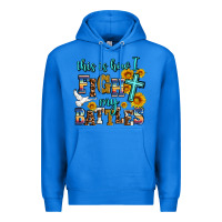 True Royal this is how i fight my battles Premium Hoodie - AdoDesignShop
