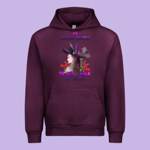 My Broom Broke Urban Hoodie Designed By Adodesignshop