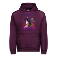 Mauve Wine my broom broke Urban Hoodie - AdoDesignShop