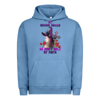 Pigment Pebble Blue my broom broke Urban Hoodie - AdoDesignShop