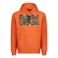 Carrot soldier dad license  plate Premium Hoodie - Artiststas