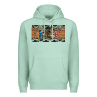 Seafoam soldier dad license  plate Premium Hoodie - Artiststas