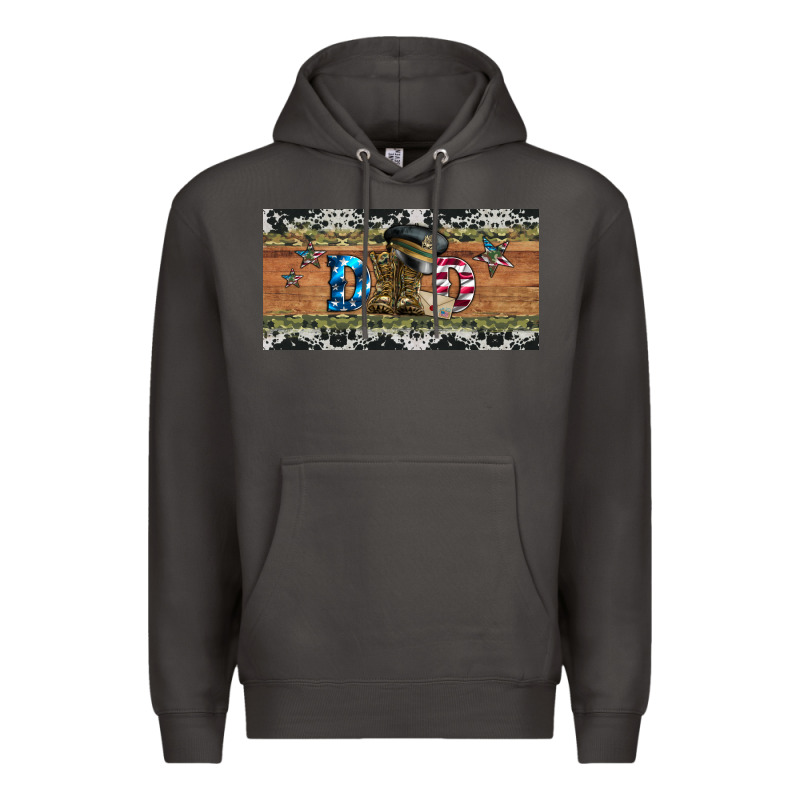 Soldier Dad License  Plate Premium Hoodie by Artiststas | Teevron
