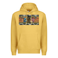 Antique Gold soldier dad license  plate Premium Hoodie - Artiststas