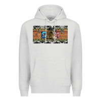 Dove Grey soldier dad license  plate Premium Hoodie - Artiststas