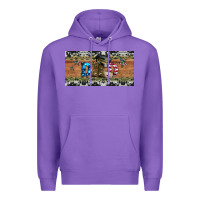 Purple soldier dad license  plate Premium Hoodie - Artiststas