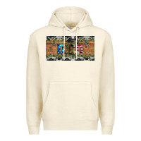 Sandshell soldier dad license  plate Premium Hoodie - Artiststas