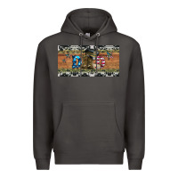 Smoke soldier dad license  plate Premium Hoodie - Artiststas