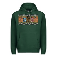 Sports Green soldier dad license  plate Premium Hoodie - Artiststas