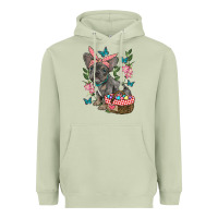 Matcha easter french bulldog Heavyweight Hoodie - RanaPortraitStore