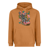 Meerkat easter french bulldog Heavyweight Hoodie - RanaPortraitStore