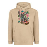 Mushroom easter french bulldog Heavyweight Hoodie - RanaPortraitStore