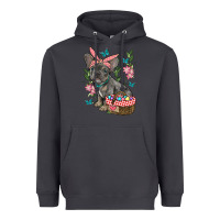 Smoke easter french bulldog Heavyweight Hoodie - RanaPortraitStore