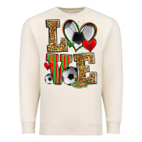 Sandshell love soccer Premium Sweatshirt - Zillion Design Studio