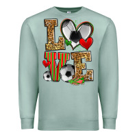 Seafoam love soccer Premium Sweatshirt - Zillion Design Studio