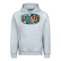 Heather Grey love western Urban Hoodie - AdoDesignShop