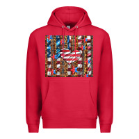 Cardinal western usa flag heart and stars tumbler Premium Hoodie - Artiststas