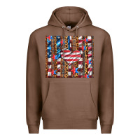 Chestnut western usa flag heart and stars tumbler Premium Hoodie - Artiststas
