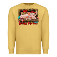 Antique Gold merry pig mas Premium Sweatshirt - RanaPortraitStore