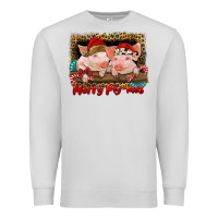 Dove Grey merry pig mas Premium Sweatshirt - RanaPortraitStore