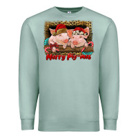 Seafoam merry pig mas Premium Sweatshirt - RanaPortraitStore