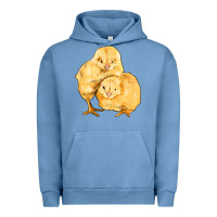 Pigment Pebble Blue chicks Urban Hoodie - Artiststas