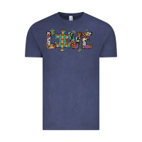Love Autism Awareness Leopard Cowhide Vintage Tee | Teevron