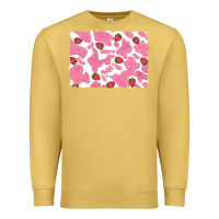 Antique Gold distressed strawberry milkshake cowhide Premium Sweatshirt - RanaPortraitStore