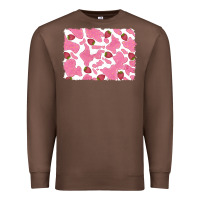Chestnut distressed strawberry milkshake cowhide Premium Sweatshirt - RanaPortraitStore
