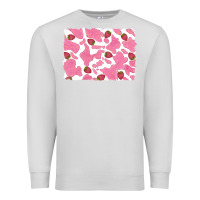 Dove Grey distressed strawberry milkshake cowhide Premium Sweatshirt - RanaPortraitStore