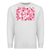 Oatmeal Heather distressed strawberry milkshake cowhide Premium Sweatshirt - RanaPortraitStore