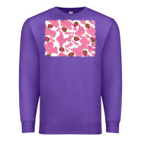 Purple distressed strawberry milkshake cowhide Premium Sweatshirt - RanaPortraitStore
