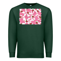 Sports Green distressed strawberry milkshake cowhide Premium Sweatshirt - RanaPortraitStore