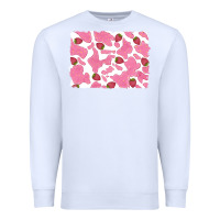 White distressed strawberry milkshake cowhide Premium Sweatshirt - RanaPortraitStore