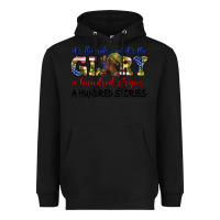 Black its the guts and its the glory a hundred stripes Heavyweight Hoodie - texasbilliewilder